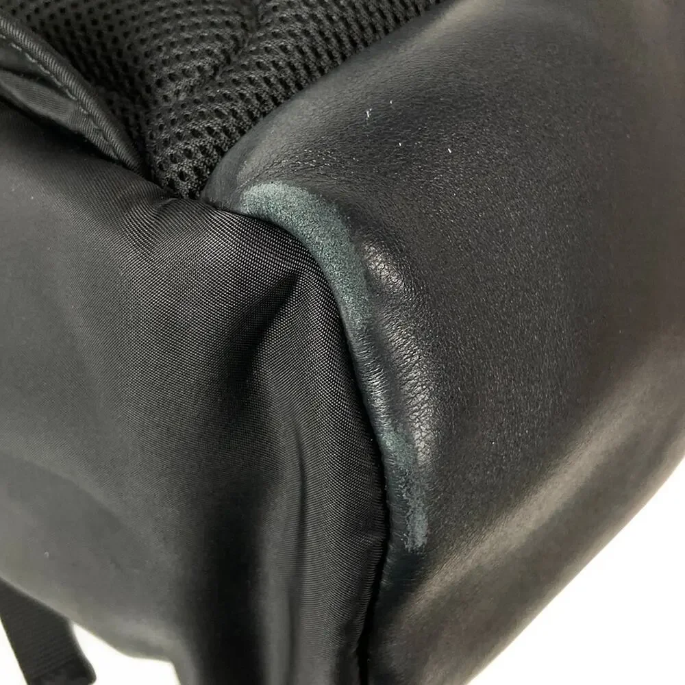 Prada Backpack Leather Nylon
